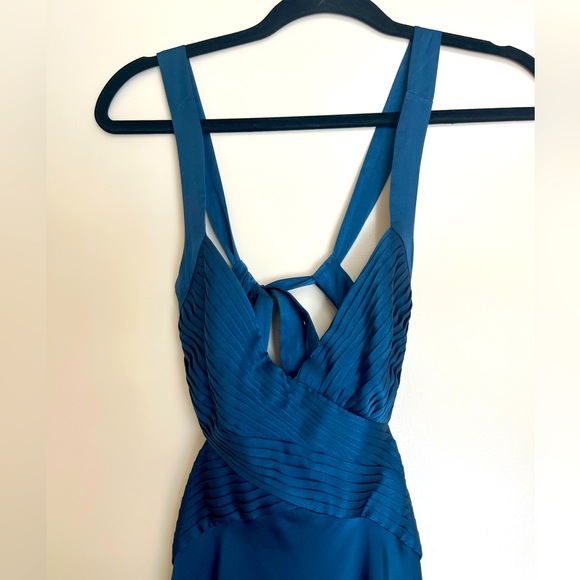 BCBGMaxAzria Gown. Blue. Size 0. - Picture 2 of 4
